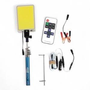 عدة إضاءة ليد متعددة الاستخدامات بتصميم تلسكوبي وإضاءة بزاوية 360°