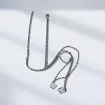 Twin Bloom Charm Necklace