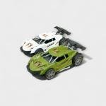 مجموعة سيارات ألعاب سبورت ثنائية اللون مع جناح خلفي