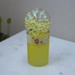 Slime Putty with Airplane Toy and Floating Beads in Clear Ball Container