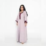 قفطان ساتان بطبقات وكشكش