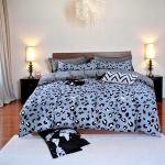 Arctic Leopard Print Bedding Set 4 in 1