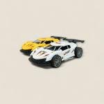 Racing Duo Toy Cars with Black Spoilers
