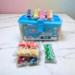 مجسم شاحنة الآيس كريم  مجموعة عجين اللعب 24 لون للاطفال