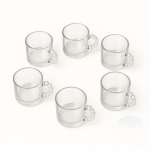 6 Piece Glass Cup Set