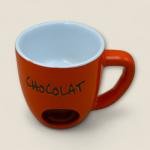 Chocolat Ceramic Mug with Integrated Tealight Warmer