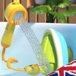 لعبة بطة رشاشة للحمام رفيق الاستحمام الممتع للأطفال