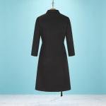 فستان لف متوسط الطول بحزام