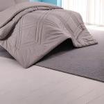 Mora Spain Urban Slate 6-Piece Bedding Set – Geometric Quilted Design & Modern Minimalist Finish (Star Line)