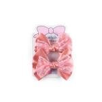 Girl's Delicate Lace-Edged Hair Bow Clip