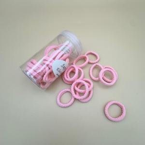 Super Elastic Baby Pink Braided Hair Ties