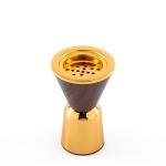 Golden & Wooden Incense Burner