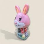 مجموعة عجينة اللعب برأس أرنب 14 لون مع علبة تخزين على شكل حيوان لطيف