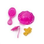 حقيبة بتصميم أرنب مع إكسسوارات الجمال