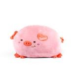 Pink Piggy Love Hug Pillow 45cm