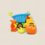 مجموعة شاحنة الرمل من ساني بيلدرز – لعبة بناء للأطفال مع أدوات وإكسسوارات