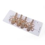 طقم مشابك الشعر المرصعة بالأحجار لمسة أنيقة وبراقة