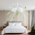 U-Shaped Ceiling Fan Light with Remote Control