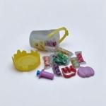 Cute Animal Play Dough Bucket Set - 12 Vibrant Colors with Fun Molds and Easy-Carry Drip-Lid Design