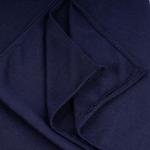 Cotton and Chiffon Scarf with Fine Stitch Edges - Deep Navy Blue