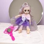 Elegant Lace Princess Doll with Styling Accessories Set