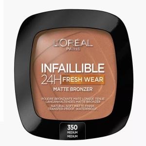 لوريال باريس كريم أساس مسحوق إنفاليبل 24 ساعة مات برونز متوسط 350