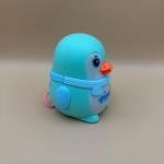 Wind-Up Waddling Penguin Toy with Scarf