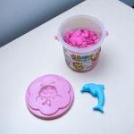 Magic Sand Flower Bucket Set – with Butterfly Lid Mold & Dolphin Shape Tool