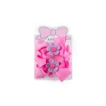 مشبك شعر للبنات مع فيونكة وزينة أزهار الأقحوان