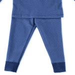 Boys Full Sleeve Thermal Pajama Set – Contrast Cuff Base Layer