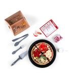 Pretend Play Natural Texture Gourmet Pizza Making set for kids