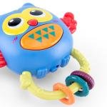 baby rattle toy in the shape of an owl