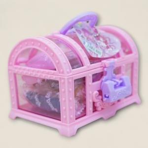 مجموعة عجينة اللعب صندوق كنز الأميرة 12 لونا مع قوالب وأدوات تشكيل