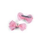 Girl's Pearl Decore Bow Hair Clip Set