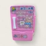 مجموعة عجينة اللعب في صندوق صغير وردي على شكل ثلاجة 18 لونا مع قوالب وأدوات ممتعة