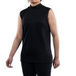 توب بلا أكمام بياقة عالية - بقصة ضيقة