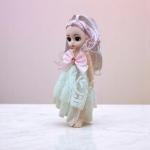 Elegant Lace Princess Doll with Styling Accessories Set