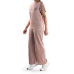 Ribbed Loungewear Set, Shiny Finish & Relaxed Fit
