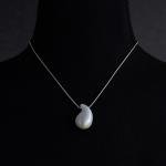 قلادة بندانت لؤلؤ قطرة الندى