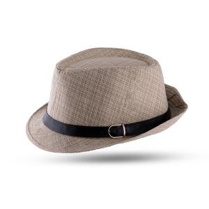 قبعة فيدورا الكلاسيكية بشريط أسود