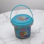 Sweet Bear & Bunny Blue Bucket Play Dough Set - 18 Colors with Fun Molds