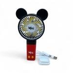 Mini Mickey Style USB Rechargeable Handheld Fan