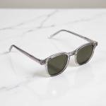 Clear Silver Drift Classic Rectangle Sunglasses