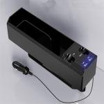 منظم جانبي لمقعد السيارة مع كابل شحن ومنافذ USB مزدوجة