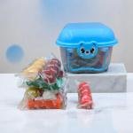 مجموعة عربات عجلة العجينة  مجموعة طين النمذجة الناعم للأطفال بـ 24 لون