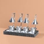 Laser Cut Breakfast Bowl with 4 hot bowls and 4 dry bowls