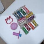 Cute Animal Play Dough Bucket Set - 12 Vibrant Colors with Fun Molds and Easy-Carry Drip-Lid Design