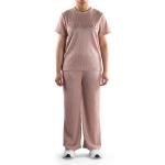 Ribbed Loungewear Set, Shiny Finish & Relaxed Fit
