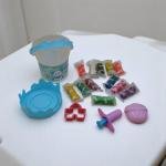 Cute Animal Play Dough Bucket Set - 12 Vibrant Colors with Fun Molds and Easy-Carry Drip-Lid Design