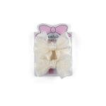 Girl's Delicate Lace-Edged Hair Bow Clip